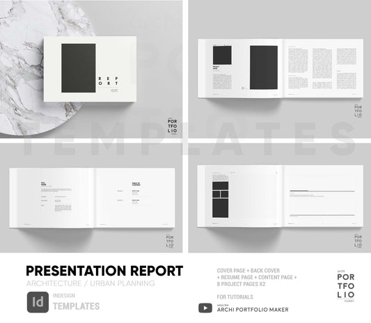 Architectural & Interior Design Presentation Report Template