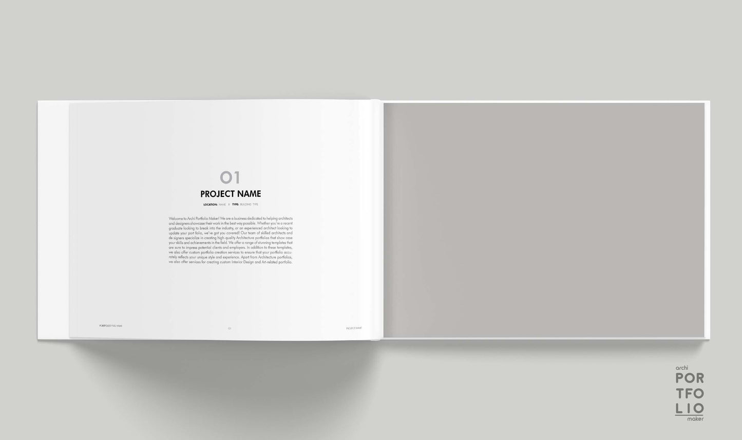 Architectural & Interior Design Portfolio Template 36
