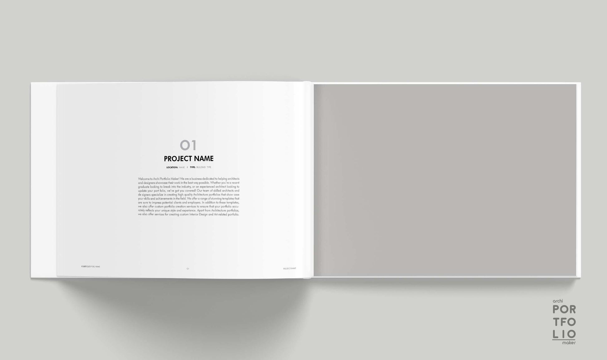 Architectural & Interior Design Portfolio Template 36