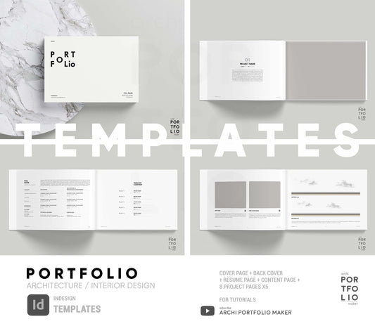 Architectural & Interior Design Portfolio Template 36